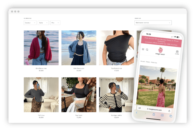 Linaïa réalisation : Rouge Sucré - Maquette